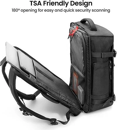 Black Travel Backpack