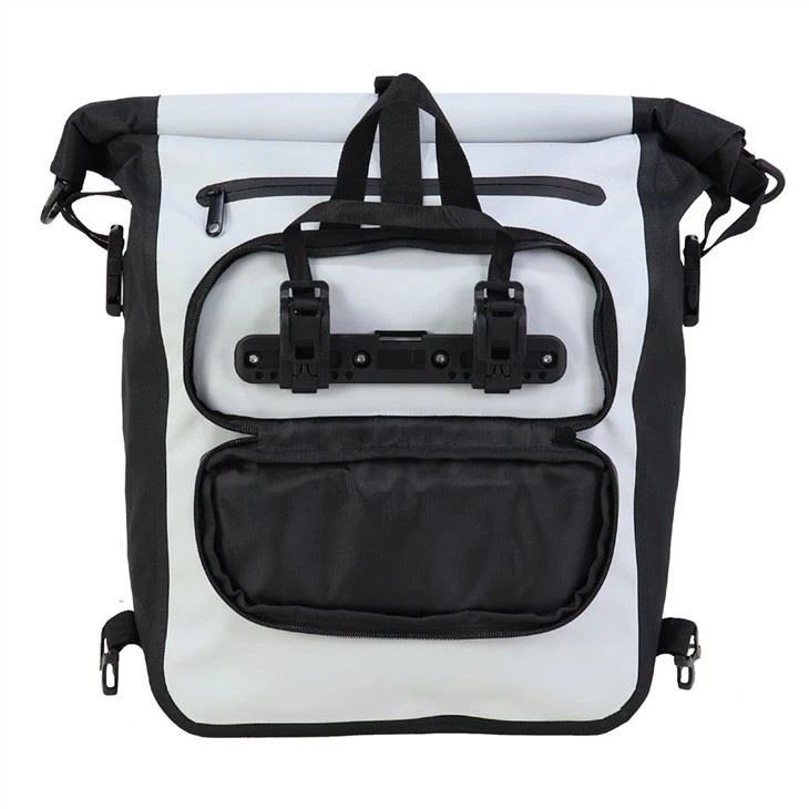 Custom Logo Ultrasonic Heat Seal Waterproof ​bike Panniers Shoulder Bag