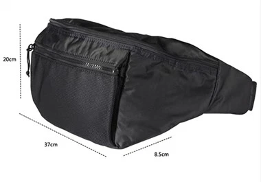 Sac de taille décontracté simple unisexe